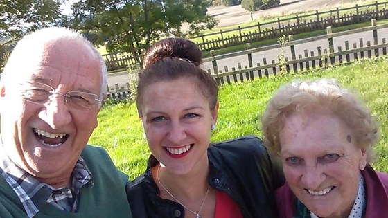 Lovely day out with Nan and Dad xx