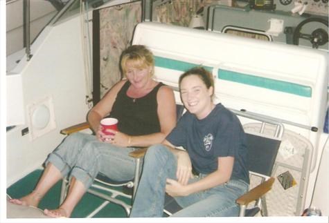 Out on my boat 2005
