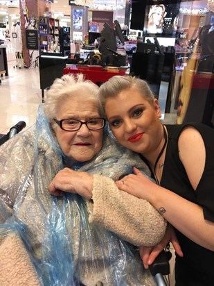 Beryl on her 104th birthday makeover