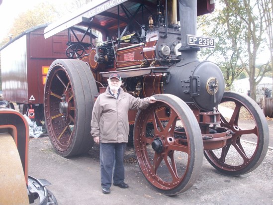 At the traction engine party in Staffordshire