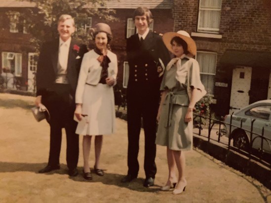 Happy memories of the family together in the 1970s. Remembered with much love. Xx