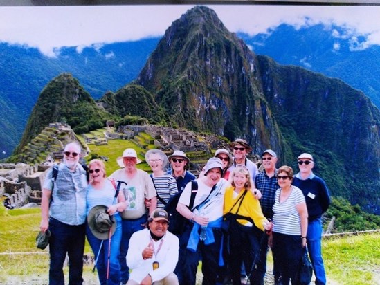 Machu Picchu, PERU with our Tour group. June 2022