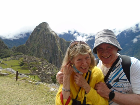 Anne Eddie Machu Picchu, funny moment, June 2022.