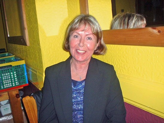 Anne in 2004 at a Christmas party disco.