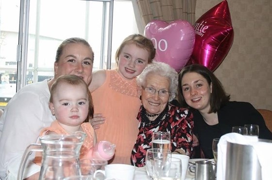 90th birthday again - great great auntie