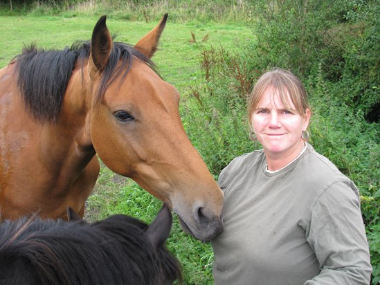 Susan and horses