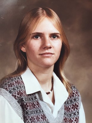 Susan - school photo, aged...
