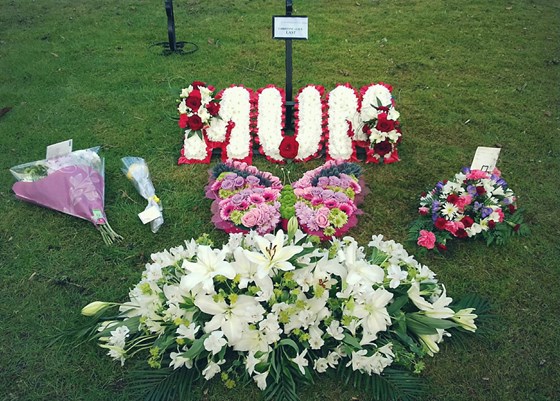 Lovely flowers for our lovely Nanny x