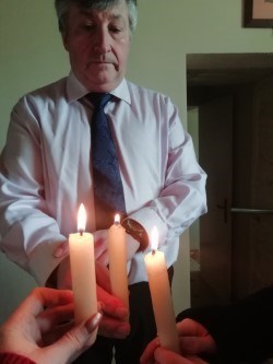 Candles and Thoughts for our dear friend George