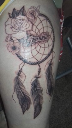 Granddaughters tribute tattoo