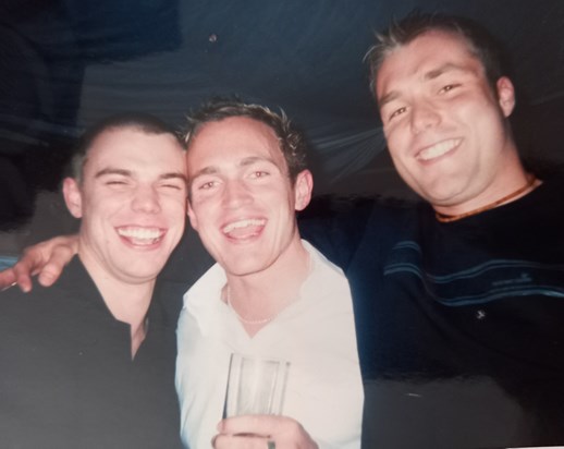 Mike, Sam & James enjoying a night out