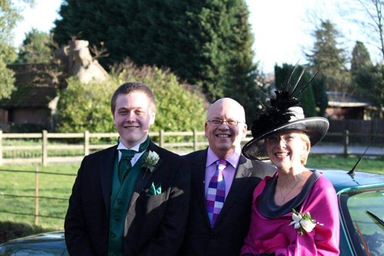 Suzanne, Martyn and Jonathan - December 2011