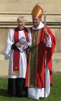 Suzanne's Ordination Gloucester Cathedral 2014