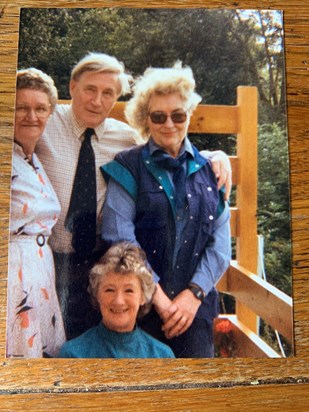 Jane with sister Muriel , Arthur and his wife 