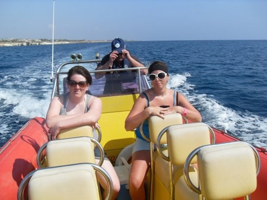 Out on the boat x