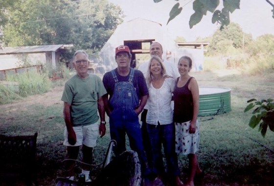 Family portrait - Dad, Donnie, sister Nancy, brother-in-law Jody, and niece Jessica