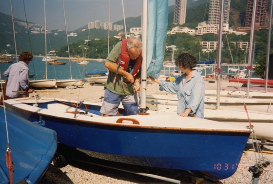Dad and Fiona - Hong Kong