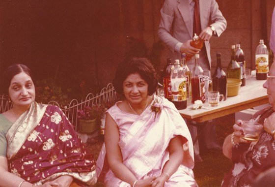 Ursula and Harminder- great grandmothers- Mark and Rabinder's wedding August 1981
