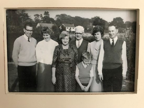 The Harfield Family taken at my christening in 1962.  Joy xx