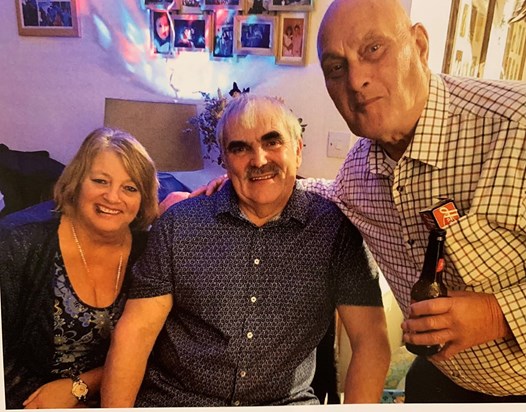 Dad partying with Great Friends Sue & Mick