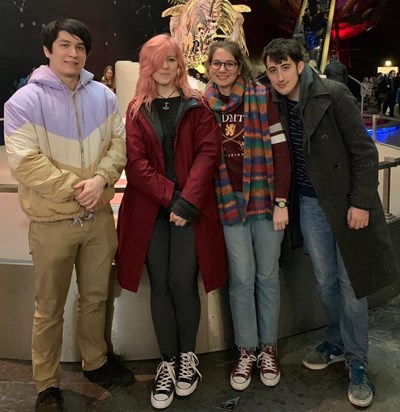 A day out at the Natural History Museum with Tom, Roen and Paola. 12th January 2019