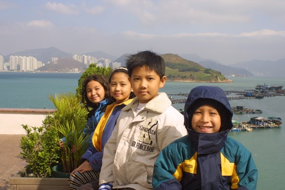 Tom in Hong Kong, Lamma Island Dec 2001 