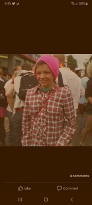 When i went to one of the many pride parades with lou