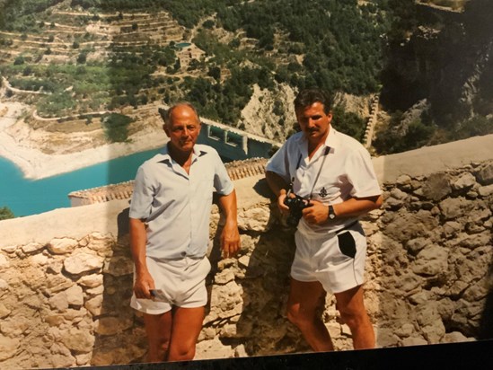 Albert & Dad in Spain