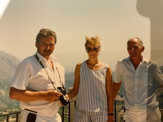 Al, Loraine & Dad in Spain