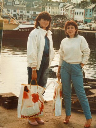 julie and tracy in brixham