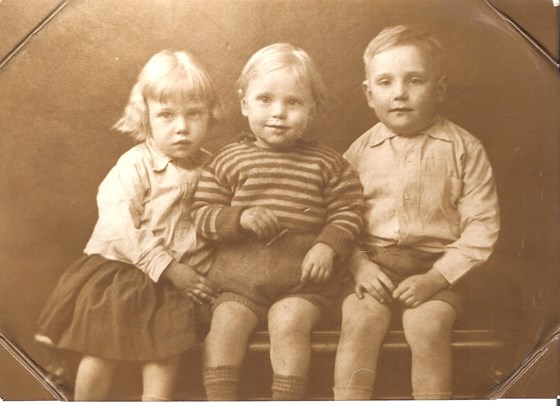 Barbara and her brothers, Arthur and Eric