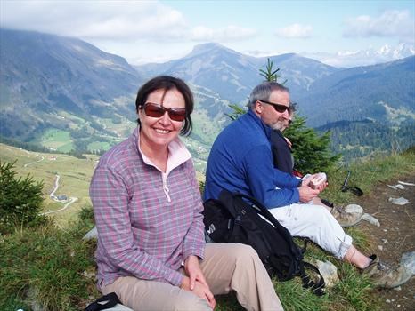 Shortly before Pam was taken ill on the Col Des Aravis