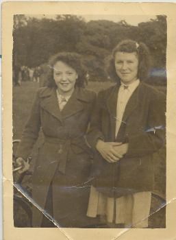 Margaret Kane (Nana) & Patricia Lockhead 29th May 1947