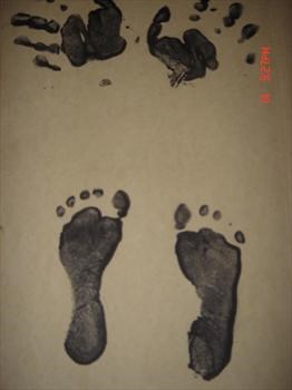 your hand and foot prints
