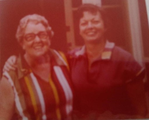 Ann and her mum Hilda Jones (Granny)