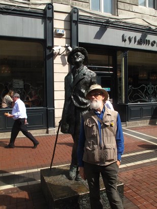 Peter with James Joyce (probably in Dublin)