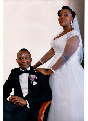 Stephen and Irene on their wedding day -24th September 2016