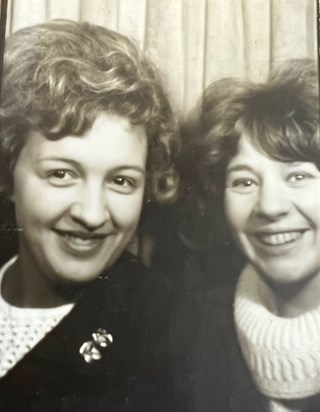 Mum and Auntie Pauline as gorgeous teenagers