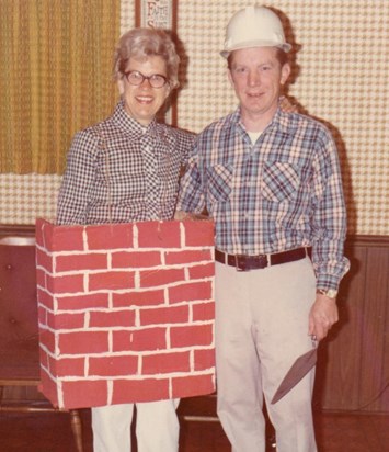 Construction Couple for Church Group Party