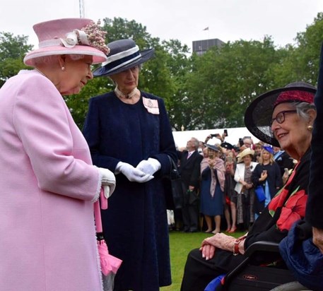 Mum's visit with the Queen at Buckingham Palace May 29, 2019