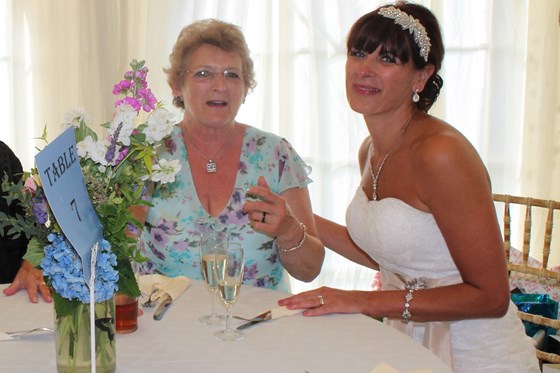 Happy memories.. at our wedding in June 2014.  Dave and Maria Smith