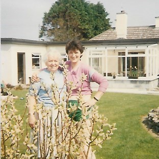 With Nan at Creevagh beg