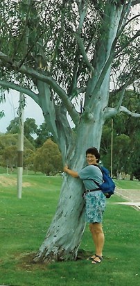 Tree hugging in Canberra