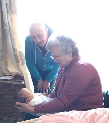 2 fabulous grandmothers, with Lucy