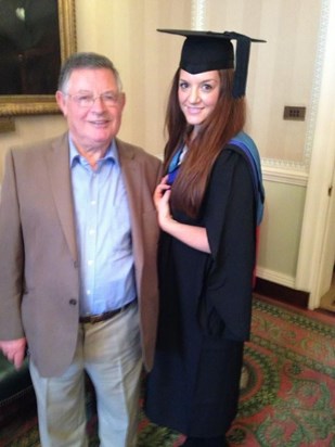 October 2013 at my graduation from Nutrition College, he was very proud xx