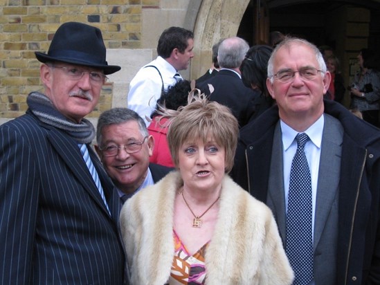 2008 Dad at the same friends wedding, here with Mum and their close friends Ric and Steven xx