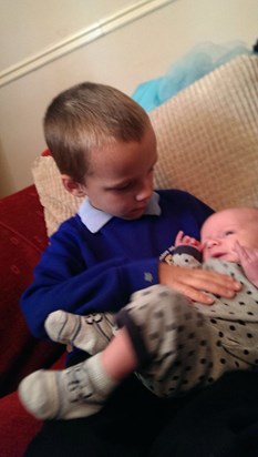 William with his nephew