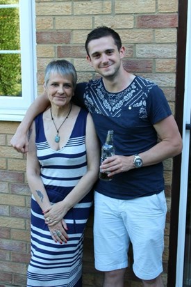 Mum and Steve at Aunty Ali's BBQ Feast