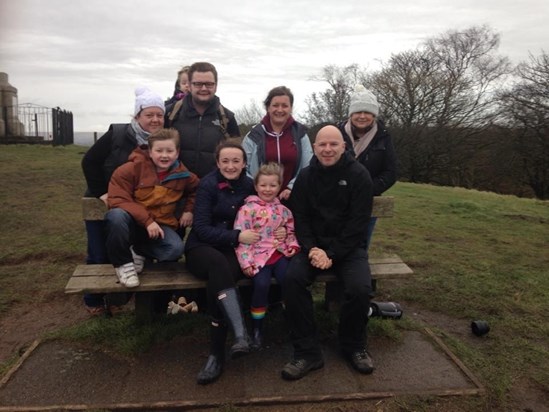 Tandle hill New Years Day walk xx 
