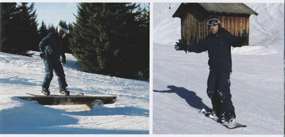 Our first of two snowboard trips. Avoriaz 2011